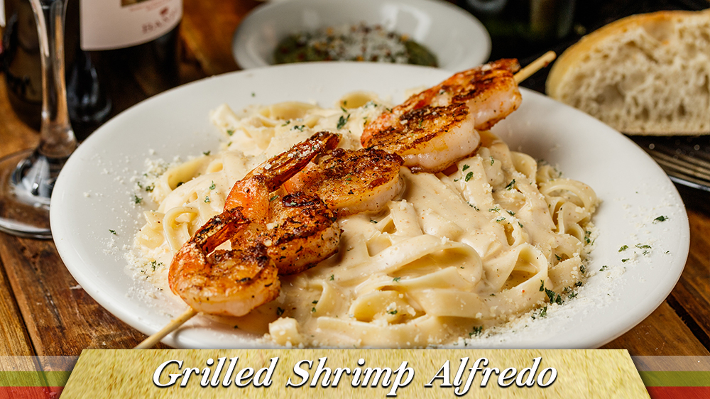 Grilled Shrimp Alfredo Gulfport
