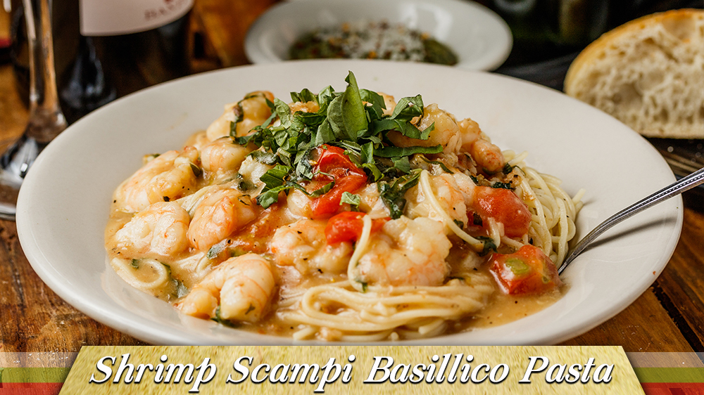 Shrimp Scampi Basillico Pasta Gulfport